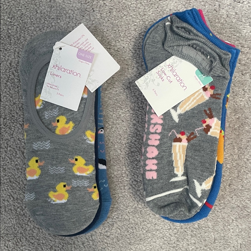 Xhilaration Days of the Week Socks and Liners NWT